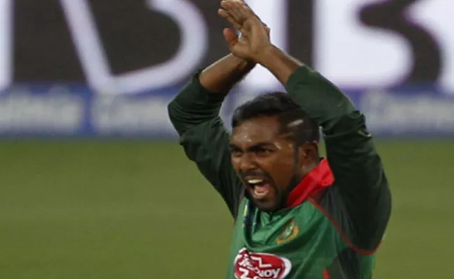 Nazmul Islam performs Nagin dance after dismissing Shikhar Dhawan - Sakshi