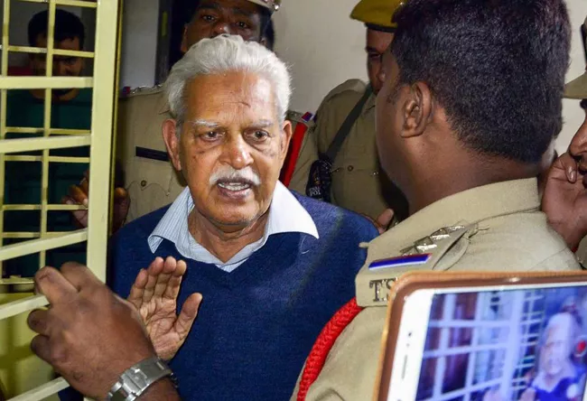 Varavara Rao Echo Cases He faced Never Been Found Guilty Of - Sakshi