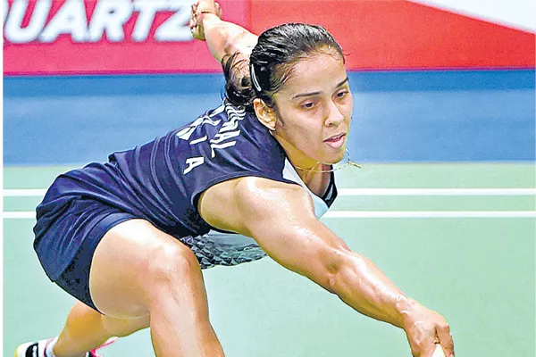 Saina Nehwal crashes out after losing against Nozomi Okuhara - Sakshi