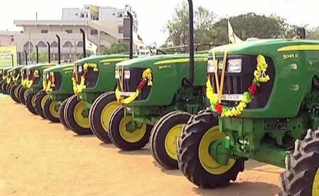 Tractors Distribution Scheme Nellore - Sakshi