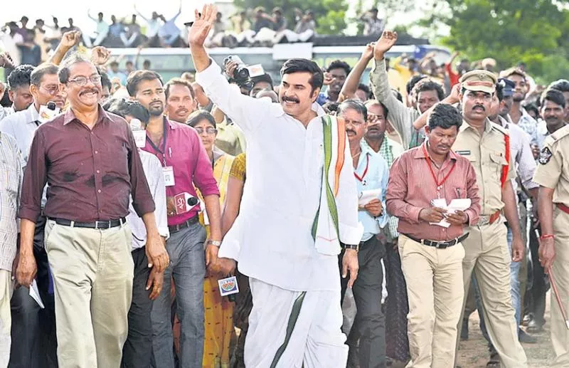 Yatra song Samara Shankham is about YSR Reddy’s famous walkathon - Sakshi