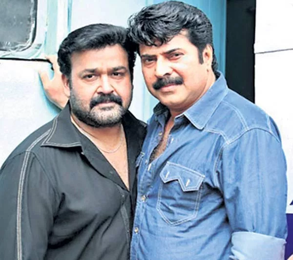 mammootty, mohanlal odeon in fance happy - Sakshi