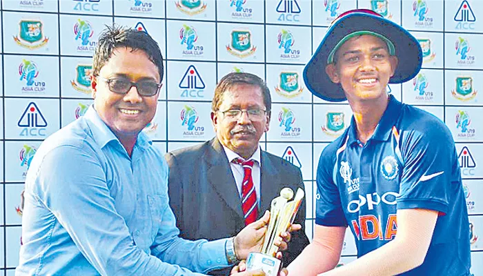 U-19 Asia Cup: India thrashes Nepal by 171 runs - Sakshi