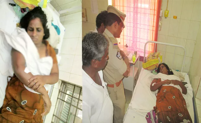 TDP MPTC Attack On Dalit Woman In Srikakulam - Sakshi