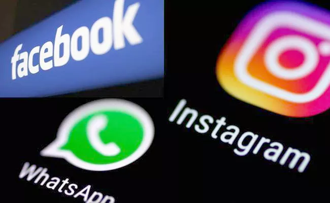 facebook instagram whatsapp down Around The world - Sakshi