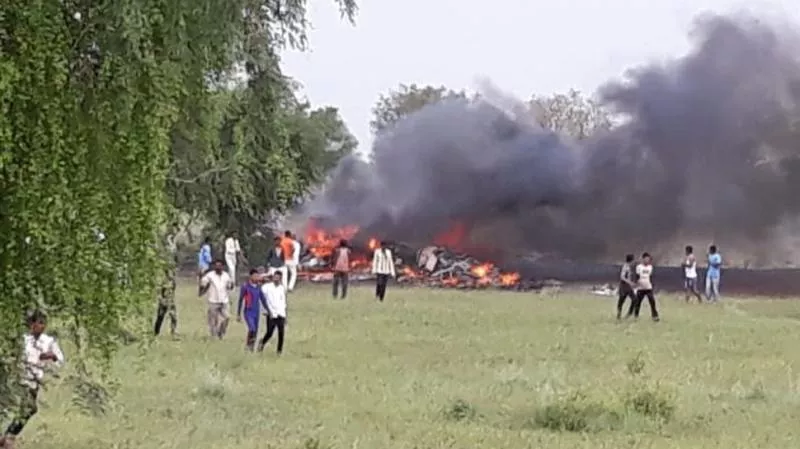 IAF Plane Crashes In Rajasthan Pilot Escapes Unhurt - Sakshi