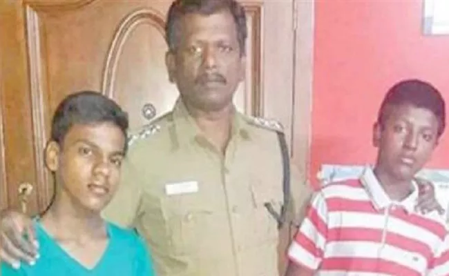 Chennai Police Adopts Boy The Son Of Murder Victim - Sakshi