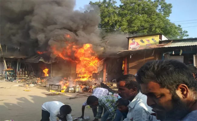 Gas Cylinder Blast In Nizamabad - Sakshi