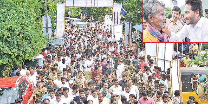 Ys jagan's praja sankalpa yatra in visaks district - Sakshi