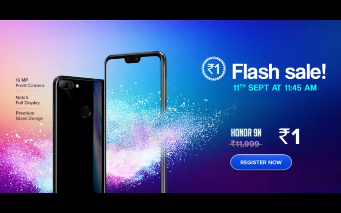 Grab Honor 9N 3GB+32GB Variant for Just Re.1 - Sakshi