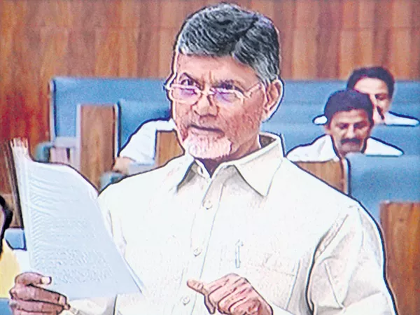 Chandrababu says about River connectivity in the debate of assembly - Sakshi