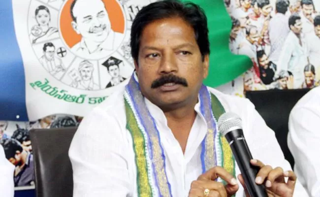 YSRCP MLA Kona Raghupathi Slams Chandrababu - Sakshi