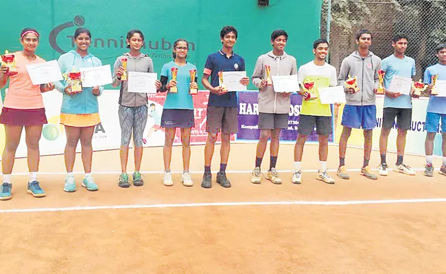 Aditi Double Dhamaka in AITA Championship - Sakshi