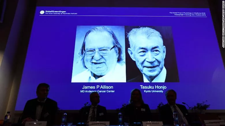 James Allison and Tasuku Honjo win Nobel Prize in Medicine - Sakshi