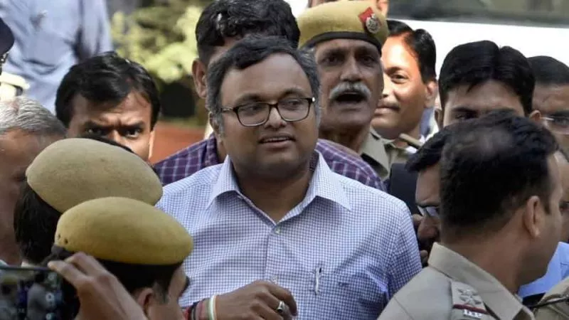 Karti Chidambarams Assets Seized  In Inx Media Case - Sakshi