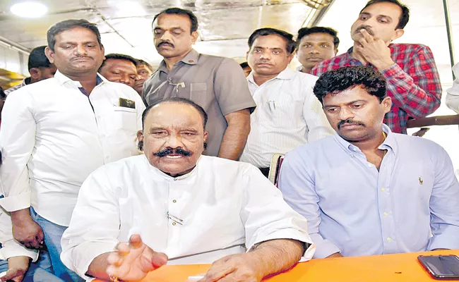 Naini Narshimha Reddy Disappointment Over Musheerabad MLA Ticket - Sakshi