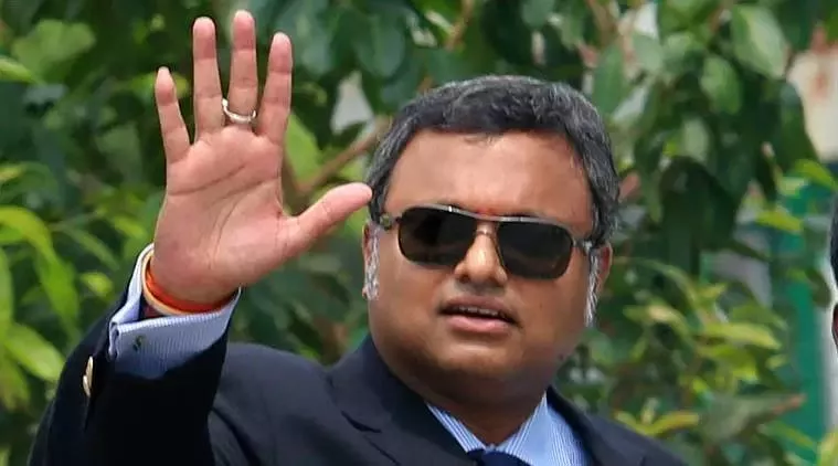 Karti Chidambaram's assets worth Rs 54 crore seized - Sakshi