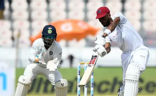 Roston Chase Leads West Indies FightBack Against India In 2nd Test - Sakshi