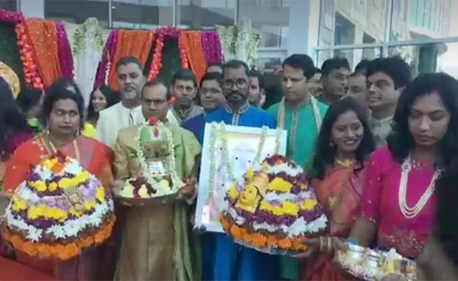 TPAD Bathukamma Celebrations Held In Dallas - Sakshi