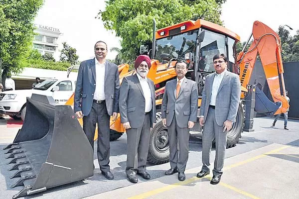 Tata Hitachi launches backhoe loader - Sakshi