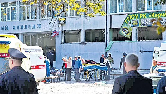 19 people dead, 40 wounded after college shooting in Crimea - Sakshi