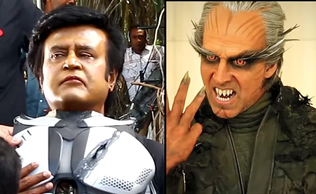 Rajinikanth Shankar 2pointO 4th Making Video - Sakshi