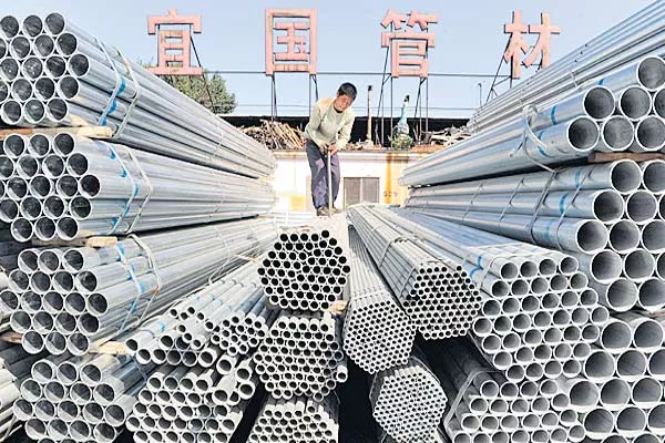 Govt imposes anti-dumping duty on certain steel products from China - Sakshi