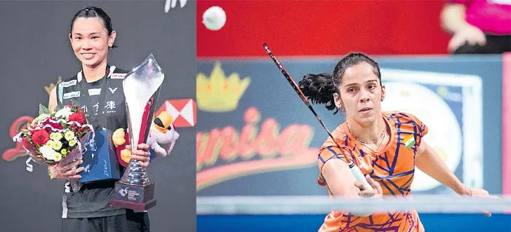 Saina Nehwal outplays Gregoria Tunjung - Sakshi