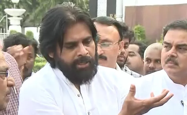 Janasena Chief Pawan Kalyan Meet With Governor Narasimhan - Sakshi