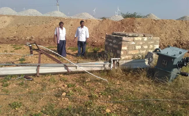 SR Constructions Organization Collapse Farmers Transformer - Sakshi