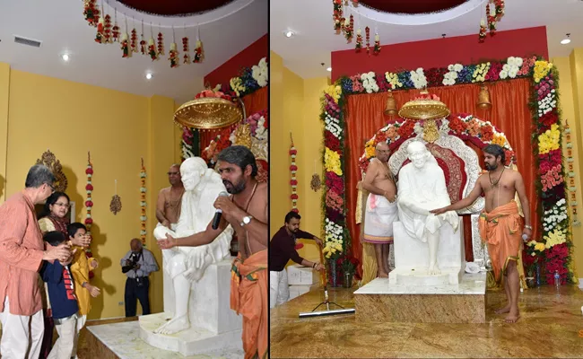 Sai Centennial Mahasamadhi Celebrations In Chicago Sai Baba Mandir - Sakshi