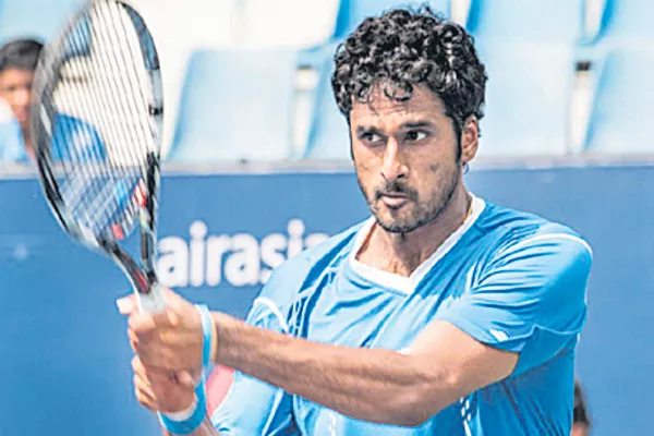 Saketh-Balaji move up in doubles in China - Sakshi