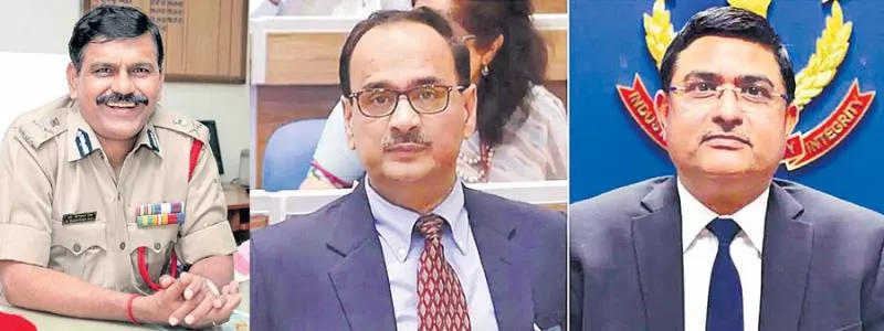 Alok Verma, Rakesh Asthana sent on leave nageshwar rao is new director - Sakshi