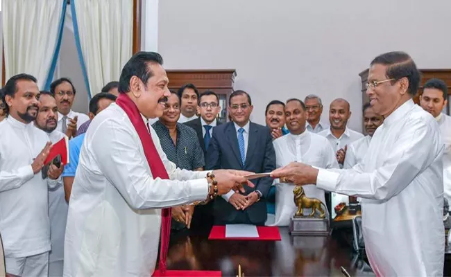 Mahinda Rajapaksa Sworn As Sri Lankan President - Sakshi