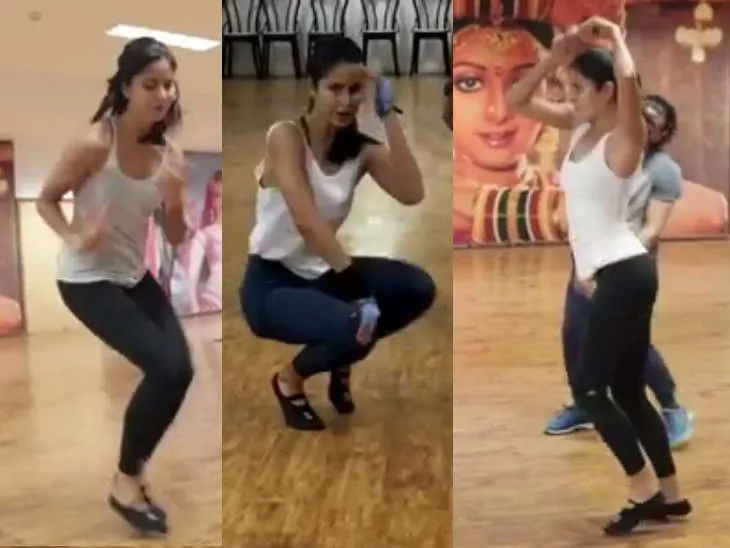 Katrina Kaif Shares Rehearsing Video Prabhu Deva - Sakshi