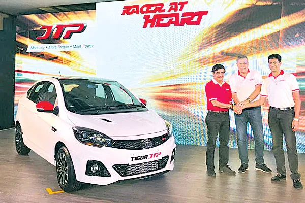 Tata Motors launches JTP versions of Tiago and Tigor - Sakshi