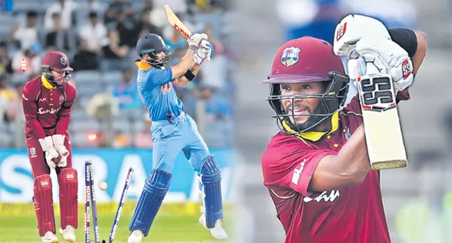 Windies win in third ODI - Sakshi