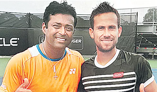 Leander Paes reach the final - Sakshi