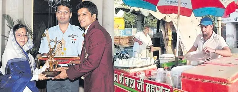 Asian Games silver medallist boxer now sells 'kulfi' for a living - Sakshi