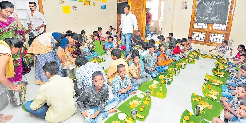 matrutva child and old age homes - Sakshi