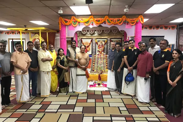 Ayyappa padi puja held in New Jersey by Sai Datta Peetham - Sakshi