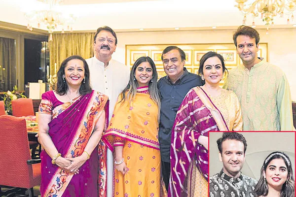 Isha Ambani, Anand Piramal wedding on December 12 - Sakshi