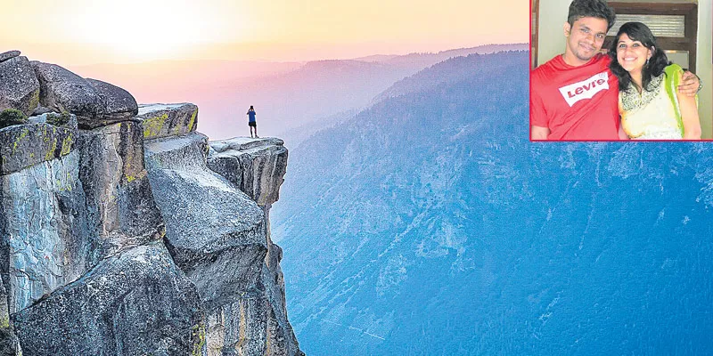 Indian Techie Couple Falls 800 Feet In US' Yosemite National Park - Sakshi