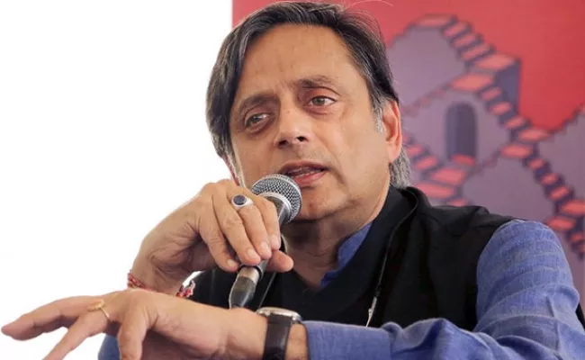 Why BJP Not Built Gandhi Statue Says Shashi Tharoor - Sakshi