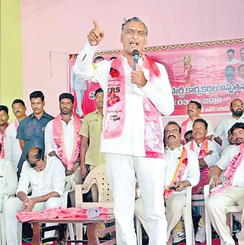 Telangana Minister Harish Rao slams other parties - Sakshi