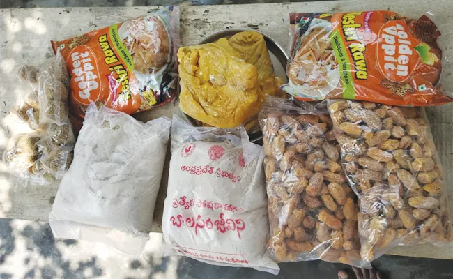 Bala Sanjeevani Goods Wastage In Srikakulam - Sakshi