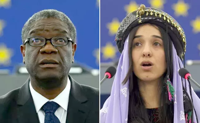 Denis Mukwege Nadia Murad bags Nobel Peace Prize for 2018 - Sakshi