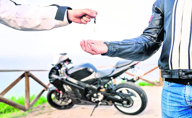 E Challan For Second hand Sales Bikes - Sakshi