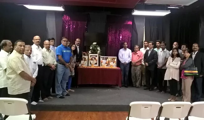 Gitam MVVS Murthy Condolence meeting held in Dallas - Sakshi