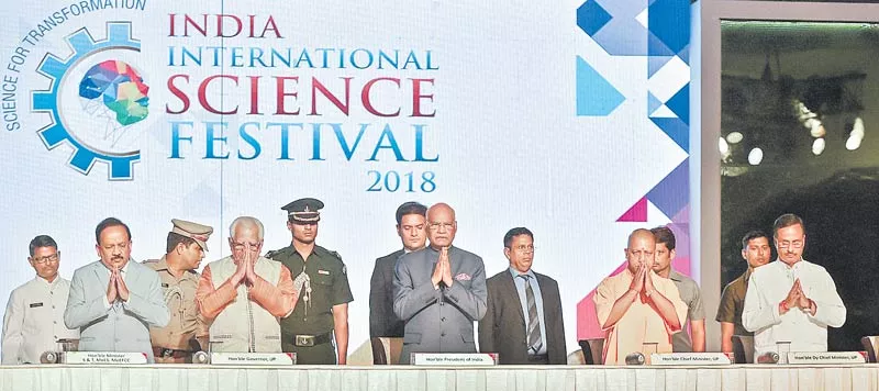 President inaugurates india international science festival in Lucknow - Sakshi